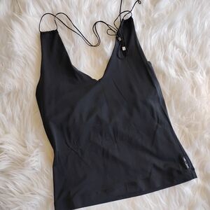 Armani Exchange Black Halter Top. Size Medium